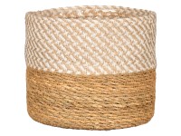 Scheurich Korbgefäss Seegras Nut Mix Ø 13 cm / Höhe 12 cm