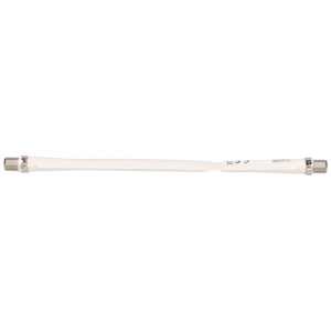 Schwaiger Passacavo per finestra SAT, 0,2 m, cavo piatto antenna bianco con connettore F.