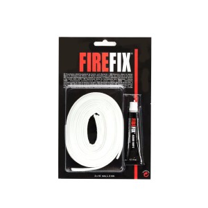 Bande d'étanchéité Firefix 3m avec colle pour étanchéifier poêles et cheminées.