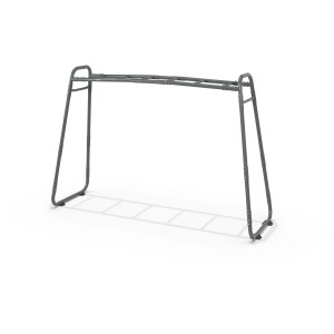 Exit Getset Monkeybar MB300 struttura da arrampicata, metallo grigio, per sport e fitness in giardino.