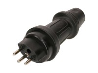 Max Hauri Stecker Typ13 / IP55 Schwarz Max Hauri Stecker Typ13 / IP55 Schwarz