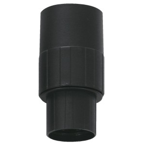 Adaptateur de tuyau de rallonge Einhell, noir, pour systèmes de tuyaux de 36 mm.