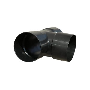 Raccord en T Aco Master Drainage DN 100 en plastique pour tuyaux de drainage.