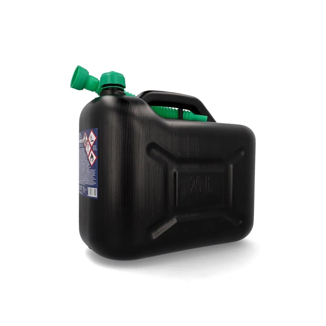ProCar 20L Benzinkanister Schwarz - UN- Zulassung Kunststoff