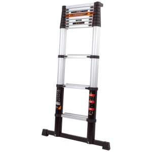 Scala telescopica Batavia Giraffe Air Professional, alluminio, 3,27 m. Scala compatta argentata per professionisti.