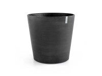 Ecopots Pflanzgefäss Amsterdam Wheels 4 Rollen Dunkelgrau Ø 60 cm / Höhe 56 cm