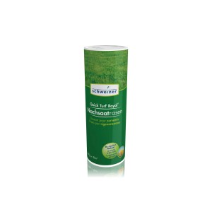 Graines de gazon Schweizer Quick-Turf Royal, paquet de 200g pour réparation rapide.