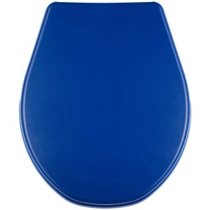 Abattant WC bleu marine Diaqua Neosit Prestige en polypropylène avec fonction Easy-Cleaning.