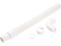 Verlängerungsrohr flexibel Ø 40 mm - Ø 50 mm x 47,8 mm (G 1 1/2)