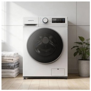 Kibernetik Lave-linge à chargement frontal BEWS518 Basic Edition Blanc 9 kg