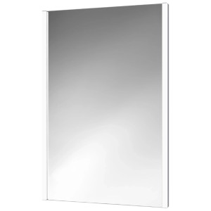 Specchio luminoso a LED rettangolare LTS-05 con cornice per montaggio a parete.
