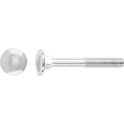 LUX-TOOLS Bulloni a testa tonda ribassata M5 x 60 mm acciaio 100 pz.