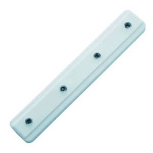 Connettore per binario Gardinia, bianco, per binario per tende in alluminio a 2 vie.