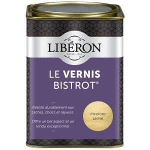 Vernice Liberon Le Vernis Bistrot, incolore, satinata, latta da 1 l. Impregnante per legno per interni.