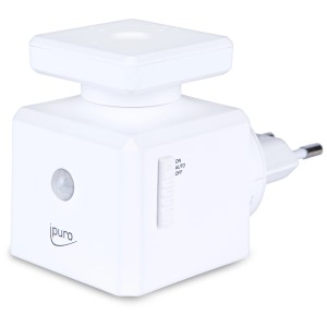 Diffuseur de parfum électrique Ipuro Scent Plug-in blanc avec détecteur de mouvement.