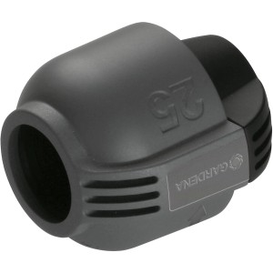 Gardena Terminale 25 mm per sistemi di irrigazione: Chiusura sicura per tubi di collegamento.