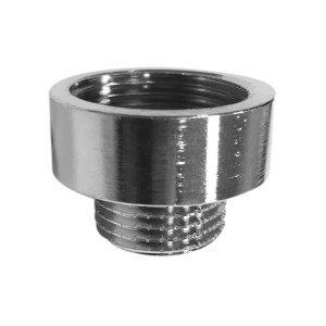 Gartec Réducteur IG 1 AG 3/4 pour systèmes d'eau froide, laiton chromé.