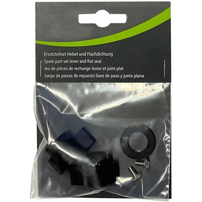 Geka® Set de pièces de rechange levier et joint plat inox Noir avec vis