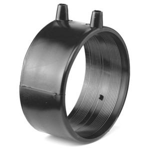 Manicotto elettrosaldabile nero in polietilene Ø 110 mm per prolunghe HT.