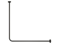 Spirella Duschstange Magic universal Mattschwarz 90 x 90 cm Spirella Duschstange Magic universal Mattschwarz 90 x 90 cm