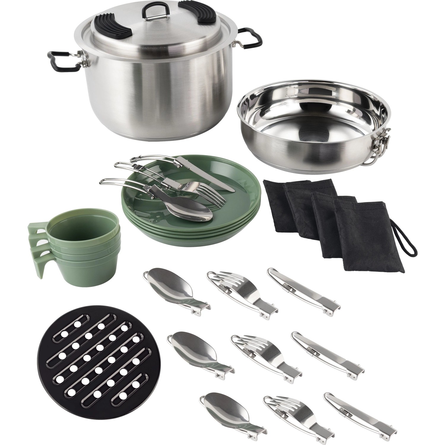 Camping Kochgeschirr-Set Alu 23-tlg.