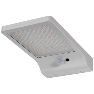 Osram LED da esterno Door Solar, plastica argentata, con sensore di movimento. Ideale come luce notturna.