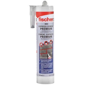 Fischer Malta riparatrice DEC grigio cemento, cartuccia da 310 ml per riparazioni.