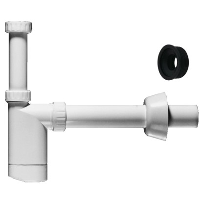 Lavabo Siphon 1 1/4 x 40 mm plastique Blanc