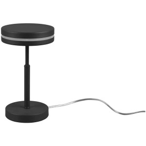 Lampe de table LED Franklin anthracite moderne, 6 W, 700 lm. Lampe design pour table de chevet ou commode.