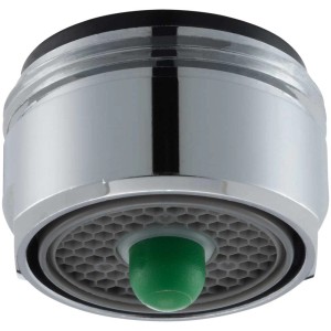 Regolatore di flusso Neoperl Honeycomb Push cromato per rubinetti M24.