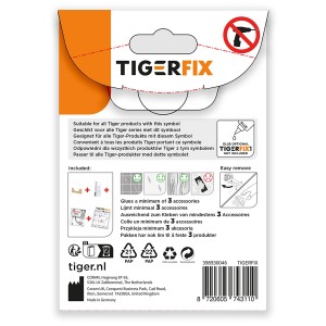 Kit de colle TigerFix pour accessoires de salle de bain, montage sans perçage.