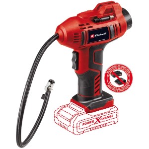 Compresseur auto sans fil Einhell CE-CC 18 Li (sans batterie/chargeur) pour gonfler pneus et ballons.