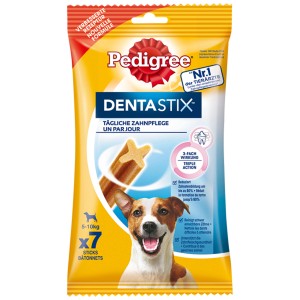 Pedigree DentaStix per cani di piccola taglia (5-10kg), 7 pezzi. Snack dentale per ridurre il tartaro.