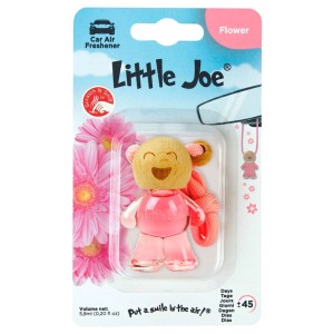 Little Joe Lufterfrischer Bottle Flower Pink für Auto, blumiger Duft.