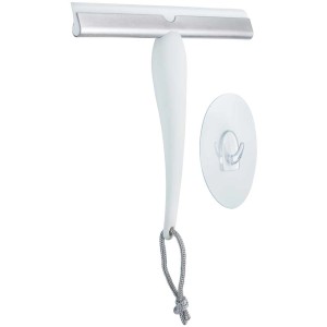Diaqua tergivetro doccia Vio bianco con gancio per bagno e doccia.