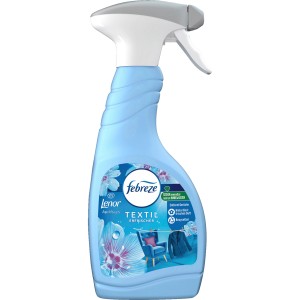 Febreze Lenor Aprilfrisch ravvivatessuti 500ml, flacone spray blu.