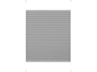 Gardinia Easy Fix Plissee Greta mit 2 Bedienschienen Steingrau 50 x 130 cm