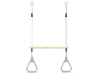 OutdoorToys Schaukelstange Holz mit Griffen Altrosa