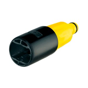 Adattatore Kärcher per collegamento tubo da giardino, giallo/nero.