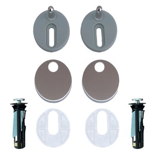 Cerniere di ricambio per sedili WC Domberg DB3000/DB3002/DB3004, accessori per sedili WC.
