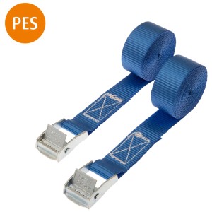 Spanngurt Blau 25 mm x 2,5 m / 2 Stk.
