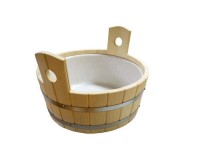 FinnTherm Sauna-Fusswanne Fichte Ø 37 cm / Höhe 19,5 cm