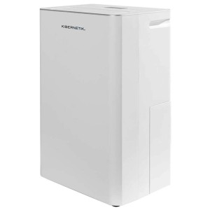 Déshumidificateur Kibernetik M12 blanc au design moderne, contrôle WLAN pour pièces jusqu'à 60 m³.