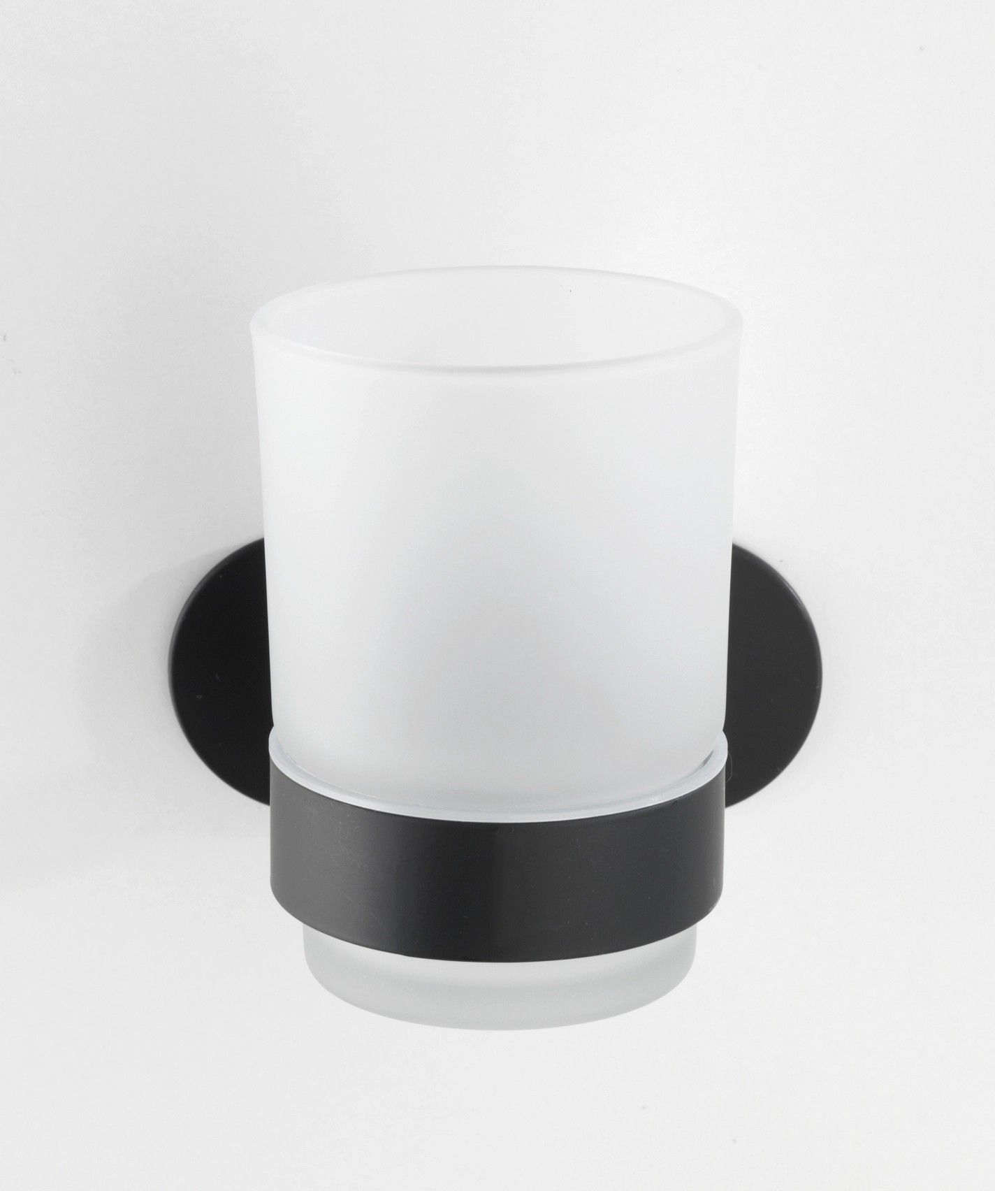 WENKO Power-Loc Zahnputzbecherhalter - Ohne Bohren Chrom Messing 13x9,5x9,5 Cm