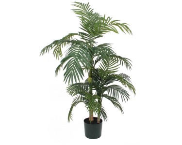 Mica Decorations Kunstpflanze Areca-Palme Grn Topf  95 cm / Hhe 130 cm