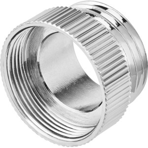 Raccord de transition M22 x Ø 21 mm (Rp 1/2) en laiton chromé pour robinets de vidange.