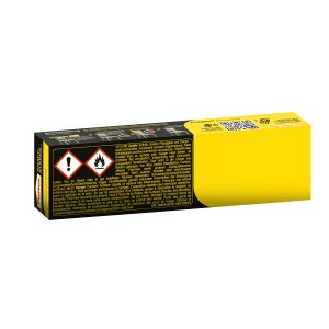 Pattex Kraftkleber Transparent, tubo da 125g, ideale per materiali trasparenti e giunti di colla visibili.