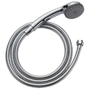Ensemble de douche chromé Diaqua Ate avec flexible de 180 cm.