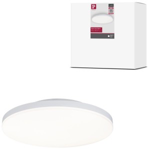 Applique/plafonnier LED Paulmann Siena rond blanc mat, 1600 lm, pour un éclairage sans éblouissement.