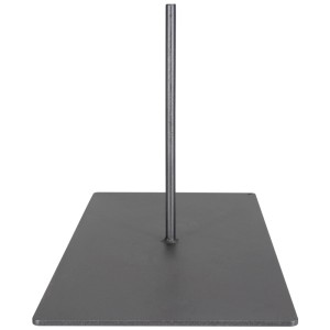 Support Nouvel en acier anthracite pour paravent, 30x30x60cm. Base rectangulaire.